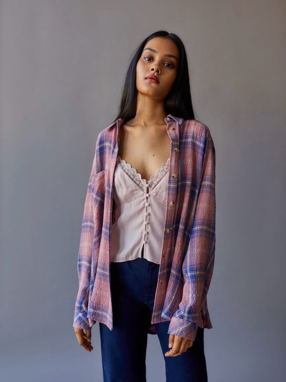 BDG Keanu Flannel Button-Down Shirt